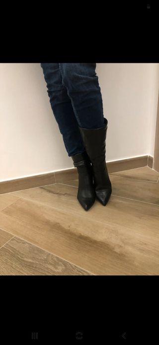 Stivali neri donna Bata