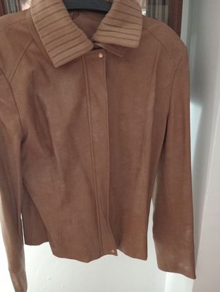 Chaqueta Marrón claro polipiel