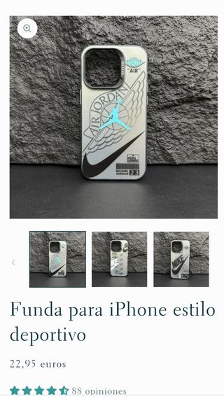 Funda Nike Jordan iPhone 14 Pro NUEVA