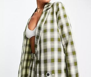 Americana a cuadros nueva Urban Threads by ASOS
