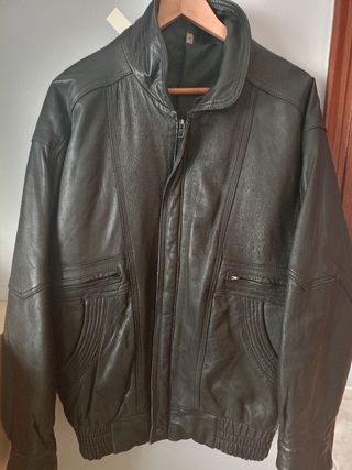 CAZADORA DE PIEL DE HOMBRE