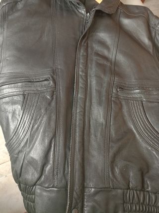 CAZADORA DE PIEL DE HOMBRE