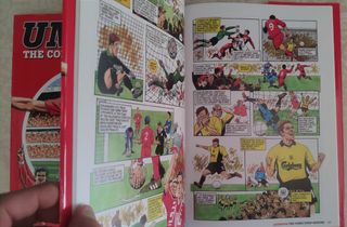 Fumetti Manchester United e Liverpool.