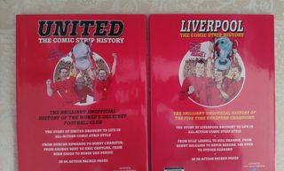 Fumetti Manchester United e Liverpool.