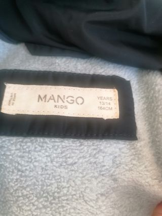 Cazadora acolchada azul Mango