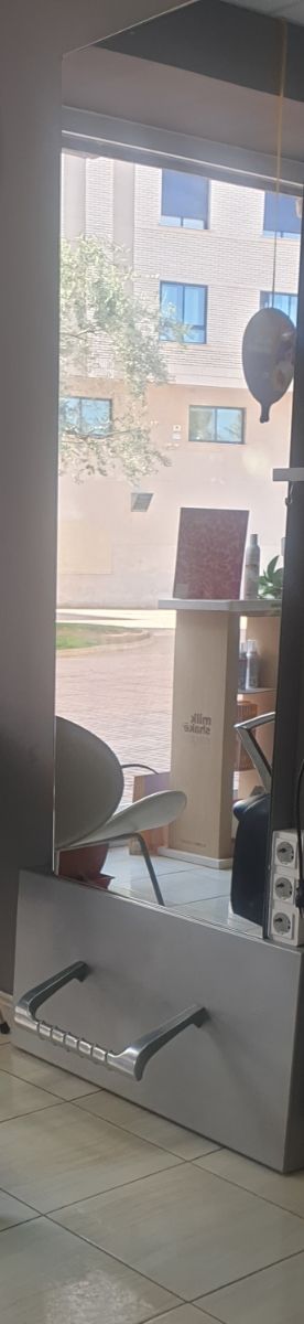 Espejo tocador con reposapies