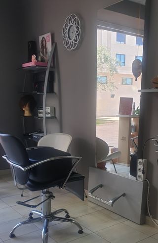 Espejo tocador con reposapies