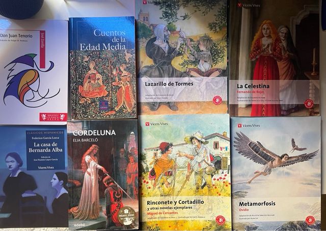 Libros de literatura (BACHILLERATO)