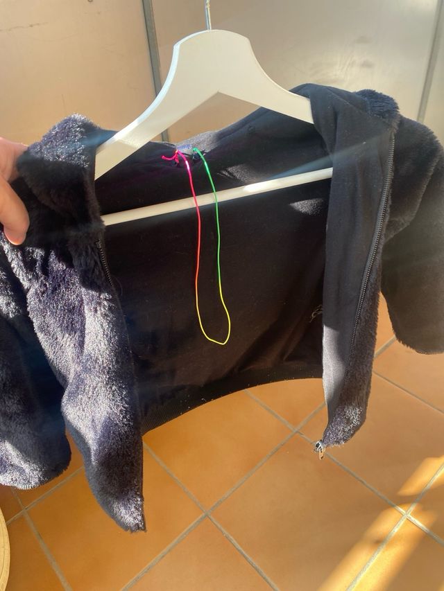 Lote dos chaquetas de pelito talla 3/4