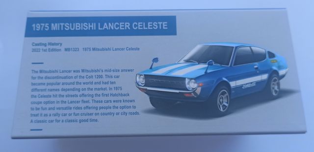 MATCHBOX COLLECTORS 1975 MITSUBISHI LANCER CELESTE