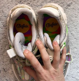 Zapatillas Buffalo Holográficas talla 38