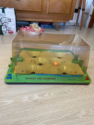 GIOCO BASKET DEI CAMPIONI VINTAGE EPOCA GIOCATTOLO