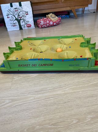 GIOCO BASKET DEI CAMPIONI VINTAGE EPOCA GIOCATTOLO