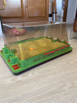 GIOCO BASKET DEI CAMPIONI VINTAGE EPOCA GIOCATTOLO