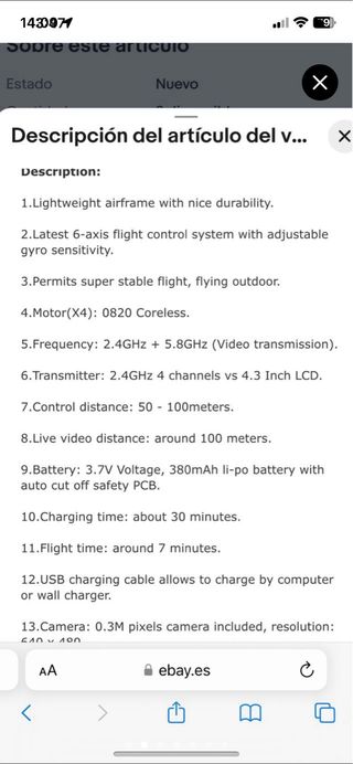 dron husband h170d fpv
