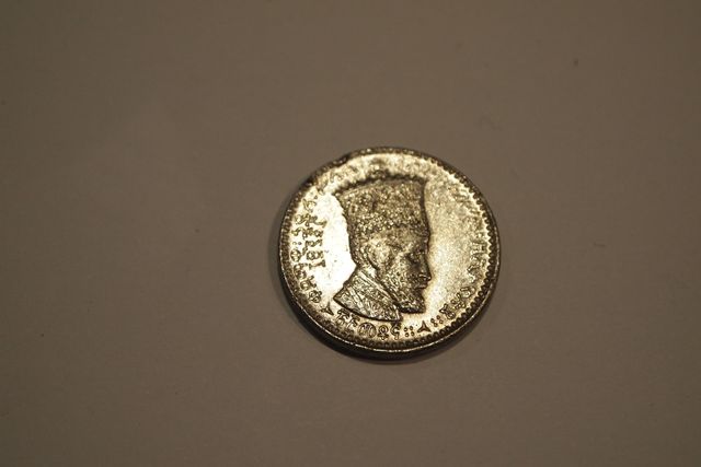 Moneta Etiopia 1931 25 matonas