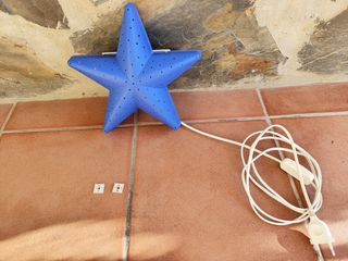 Lampara de Ikea con forma de estrella