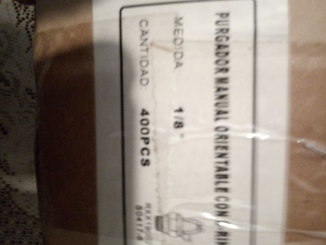 LOTE 400 PURGADORES RADIADOR