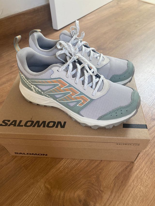 Salomon Zapatillas de senderismo, talla 40 2/3