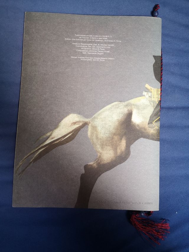 Calendario carabinieri anno 2001