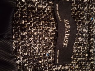 Chaqueta tweed Zara Talla M 38