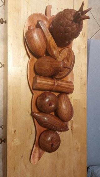Centrotavola vassoio+10 pezzi Frutta