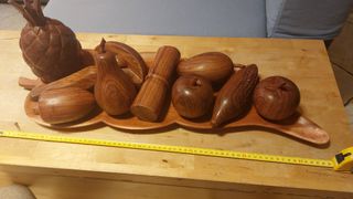 Centrotavola vassoio+10 pezzi Frutta
