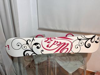 tabla snow 1,50 con fijaciones y funda