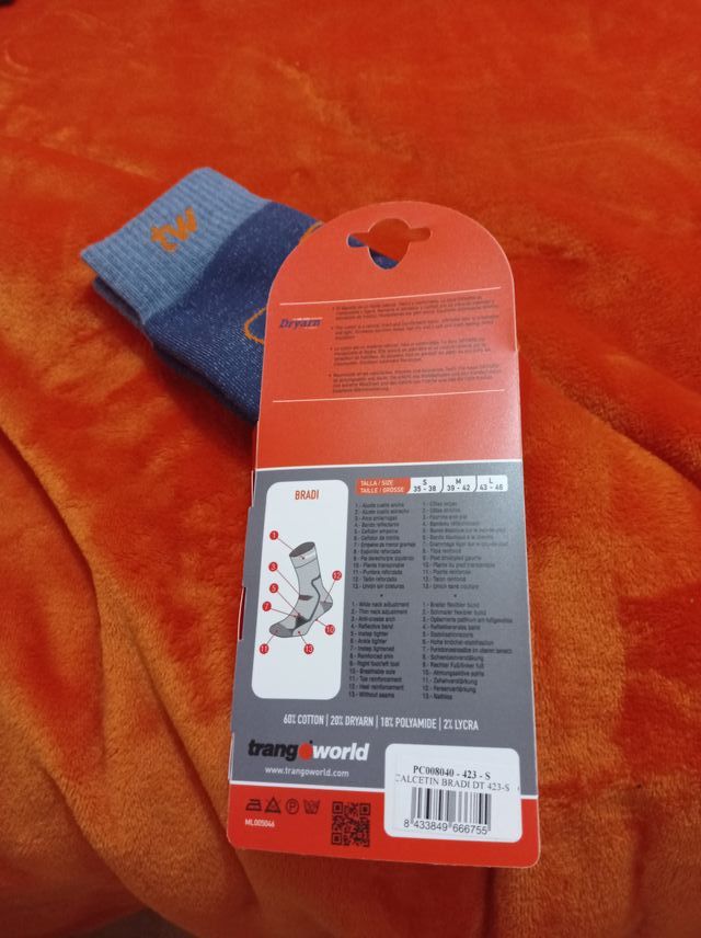 Nuevos calcetines Trangoworld, Unisex, 35-38.