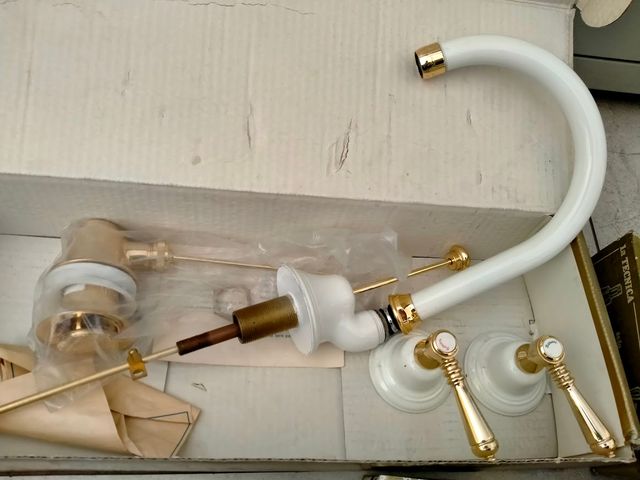 Parti a vista Rubinetto lavabo Mariani Bell bc-oro