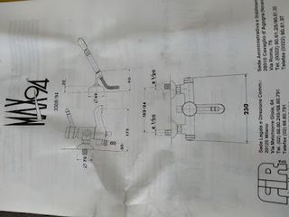 Rubinetto vasca esterno Fir Max94 cromo