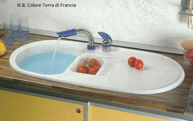 Lavello ceramica Id Standard Ring terra di francia