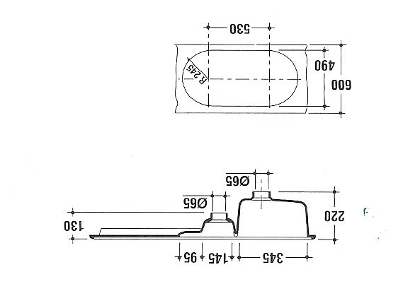 Lavello ceramica Id Standard Ring terra di francia