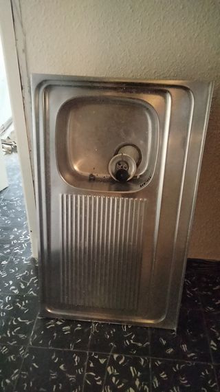 Se fregadero de acero inoxidable