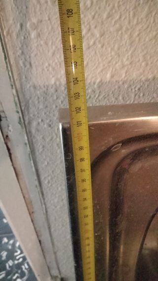 Se fregadero de acero inoxidable