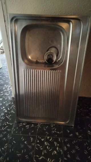 Se fregadero de acero inoxidable