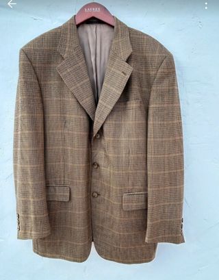 Chaquetal cuadros Cortefiel talla 52