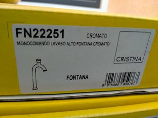 Rubinetti lavabo-bidet Cristina Fontana cromo