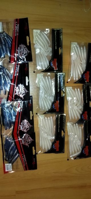 (ver fotos) lotes de vinilos de pesca