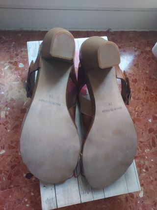 sandalias de tacón talla 38 de la marca Abril