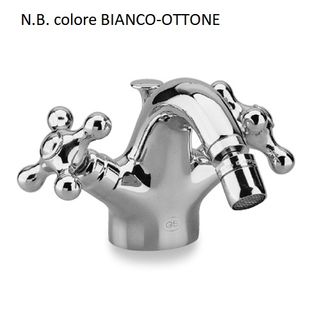 Set rubinetti lavabo-bidet GS Armonia bianco-otton