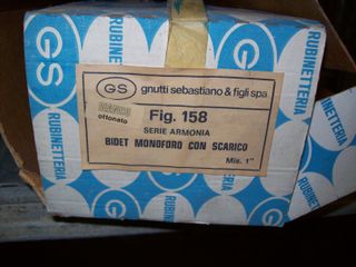 Set rubinetti lavabo-bidet GS Armonia bianco-otton