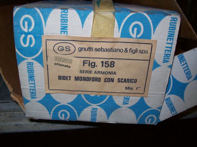 Set rubinetti lavabo-bidet GS Armonia bianco-otton