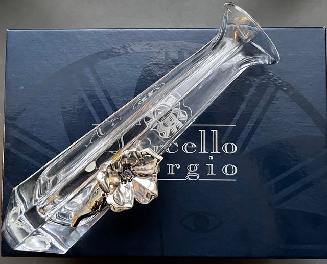 Vaso in cristallo Marcello Giorgio