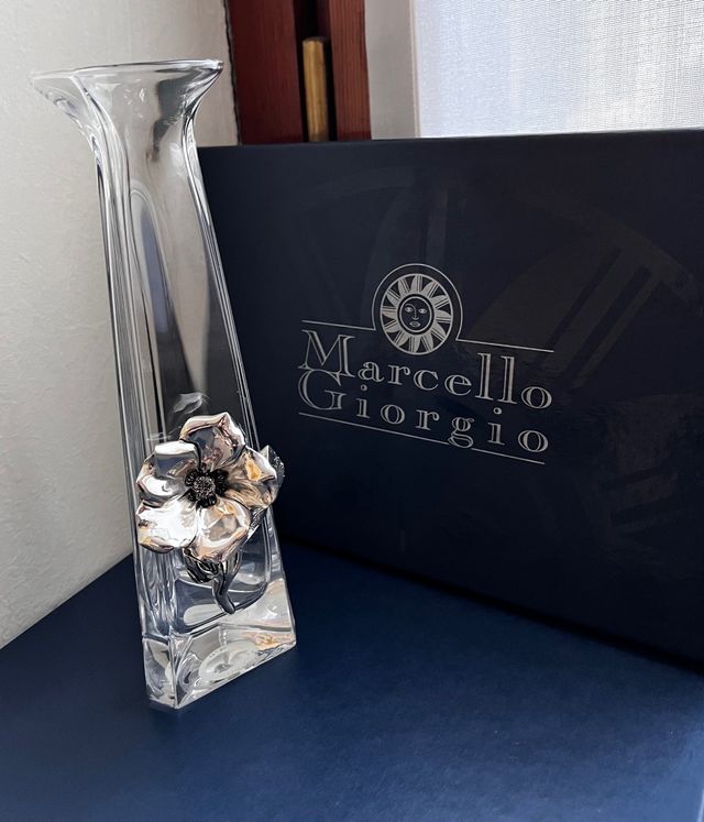 Vaso in cristallo Marcello Giorgio