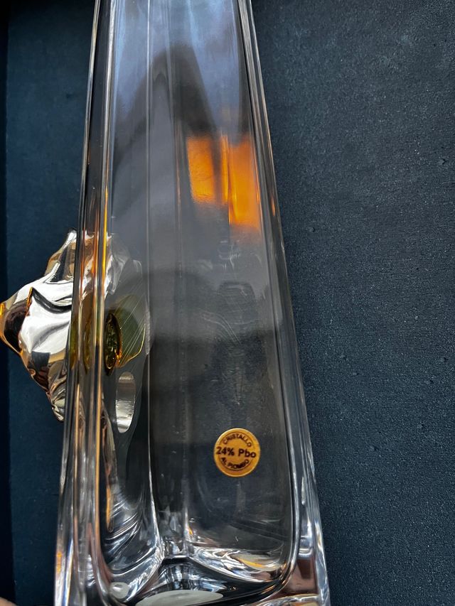 Vaso in cristallo Marcello Giorgio