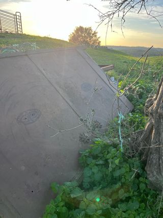 Cancela de hierro macizo