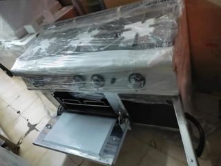 Cocina de 3 fuegos con horno profesional