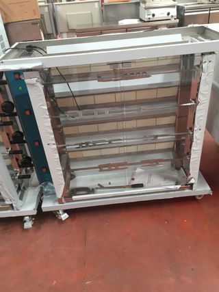 asador de pollos a gas