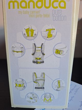 Mochila portabebes ergonómica Manduca